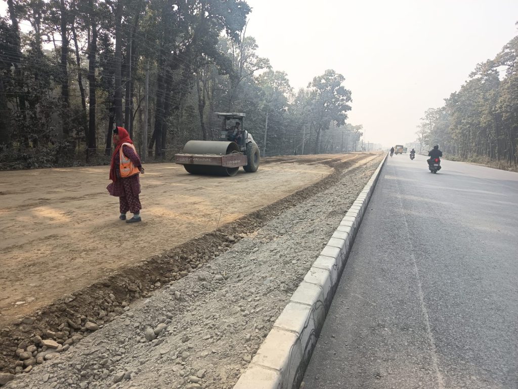 एसियन हाइवे’ निर्माण दुई वर्षमा ३५ प्रतिशत