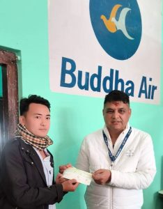 बुद्ध एयरद्वारा भद्रपुर विमान दुर्घटनामा उद्धारमा खटिएका मोक्तानलाई १ लाख पुरस्कार