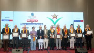 गोल्छा ग्रुपका अध्यक्षदेखि आईएमई ग्रुपका संस्थापक ढकालसम्म १० जना विकास नायकबाट सम्मानित