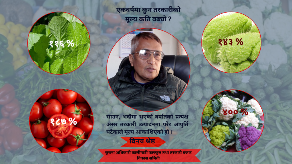 मौसमी तरकारीको मूल्य आकाशियो, थोक बजारदेखि उपभोक्तासम्म पुग्दा अस्वभाविक मूल्य अन्तर किन ?