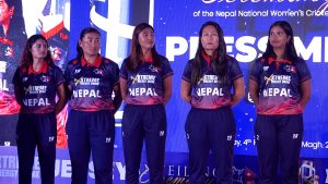 नेपाली महिला क्रिकेट टोलीको नयाँ जर्सी सार्वजनिक (तस्बिरहरु)