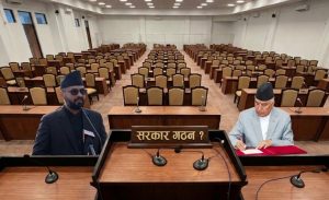 सरकार गठन संविधानको धारा ७६ (१) अनुसार हुँदै