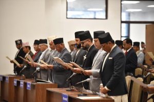 सिंहदरबारमा सासंदहरुको उत्साह (फाेटाे फिचर)