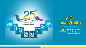 कुमारी बैंक मनायो २५ औं वार्षिकोत्सव