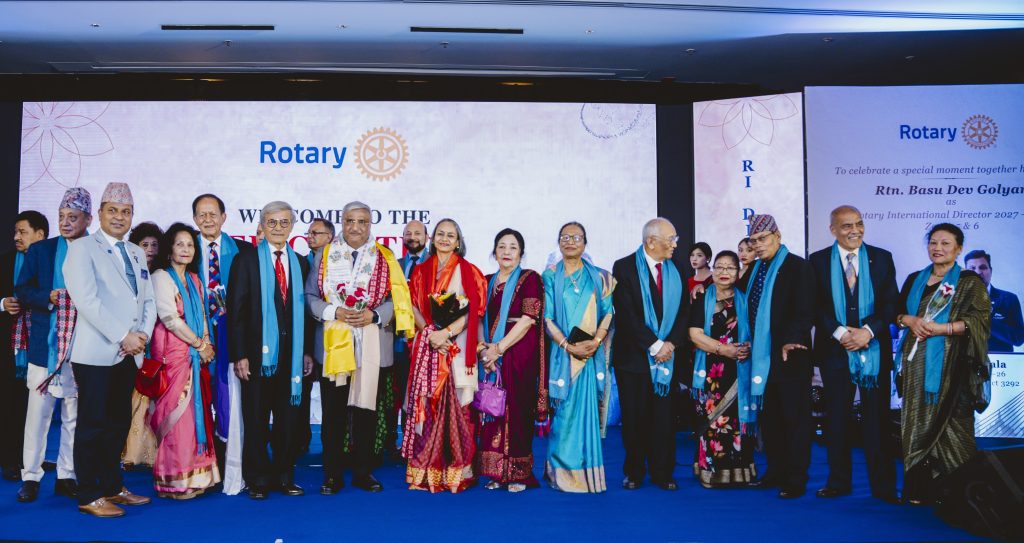 रोटरी इन्टरनेशनलको निर्देशक बासुदेव गोल्याण सम्मानित