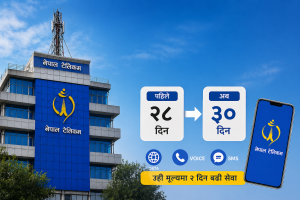 ग्राहकलाई थप सुविधा: एनटिसीका सबै २८ दिने प्याकेज ३० दिनमा विस्तार
