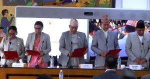 राष्ट्रियसभाका चार समितिका सभापतिले लिए शपथ