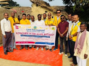 हावाहुरीपछि लहानमा सक्रिय लायन्स क्लब, २५ परिवारलाई राहत
