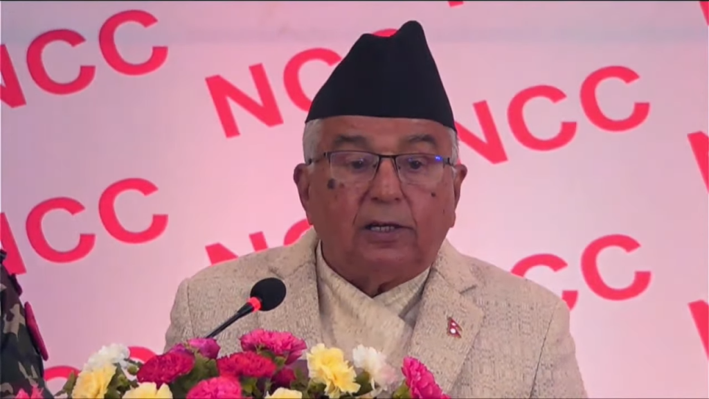 निजी क्षेत्र र सरकारबीच सहकार्य सुदृढ भए मात्र आर्थिक समृद्धि सम्भव : राष्ट्रपति पौडेल