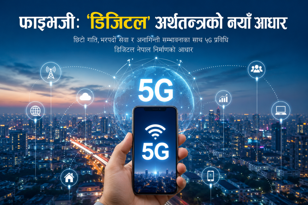 फाइभजीः ‘डिजिटल’ अर्थतन्त्रको नयाँ आधार