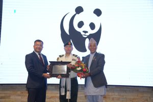 पाँच दशकदेखि प्रकृति संरक्षणमा खटिएको सेनालाई विश्व वन्यजन्तु कोषको विशेष सम्मान