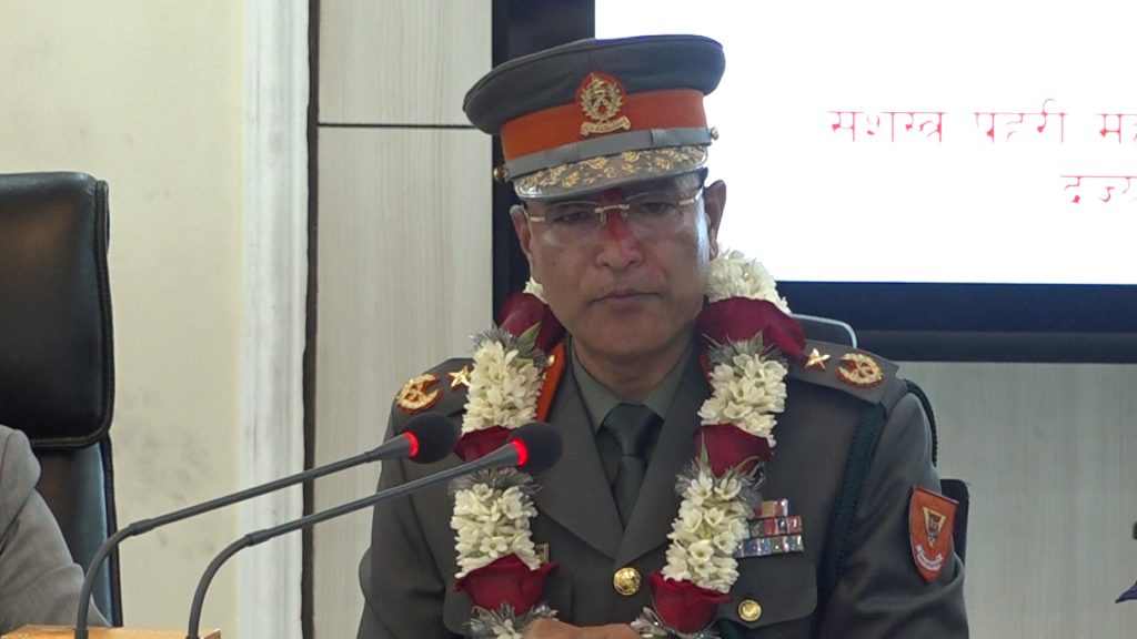 संविधान, सीमा र नागरिक सुरक्षाप्रति मेरो निष्ठा सधैं अटल रहने छ : महानिरीक्षक पौडेल