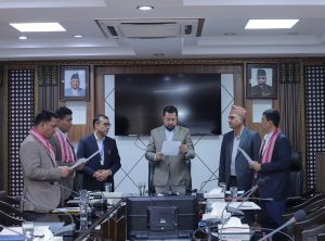 विद्युत् प्राधिकरणको कार्यकारी निर्देशक श्रेष्ठ र दुई सञ्चालक सदस्यले लिए शपथ