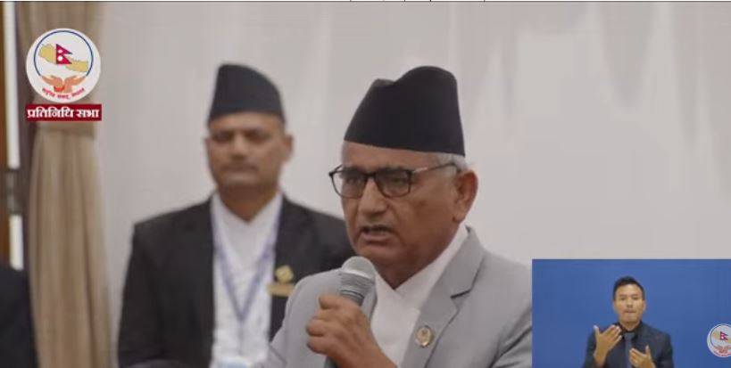 राष्ट्रपतिको सम्बोधनबीच प्रधानमन्त्री बाहिरिएको भन्दै बरालको आपत्ति