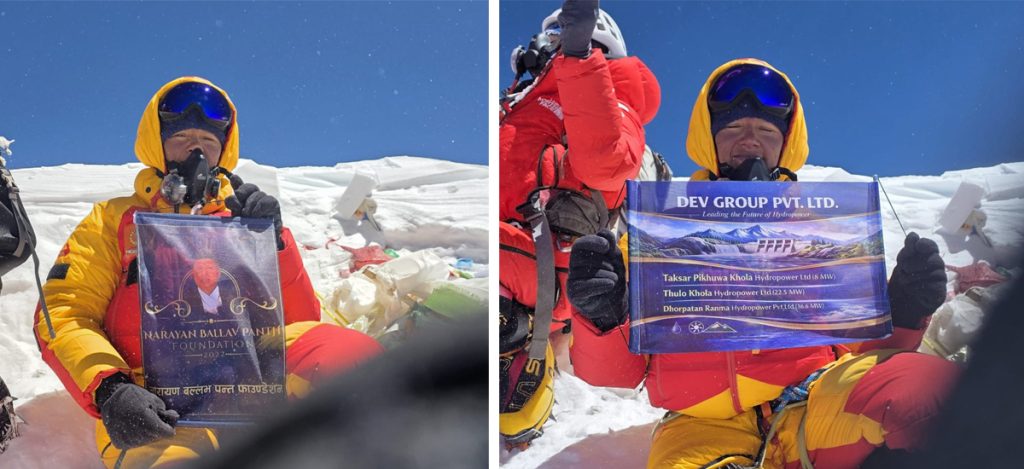 खानेपानी समस्या सुनाउन जसले ‘गाग्री’ बोकेर सगरमाथाको चुचुरोमा पुगिन