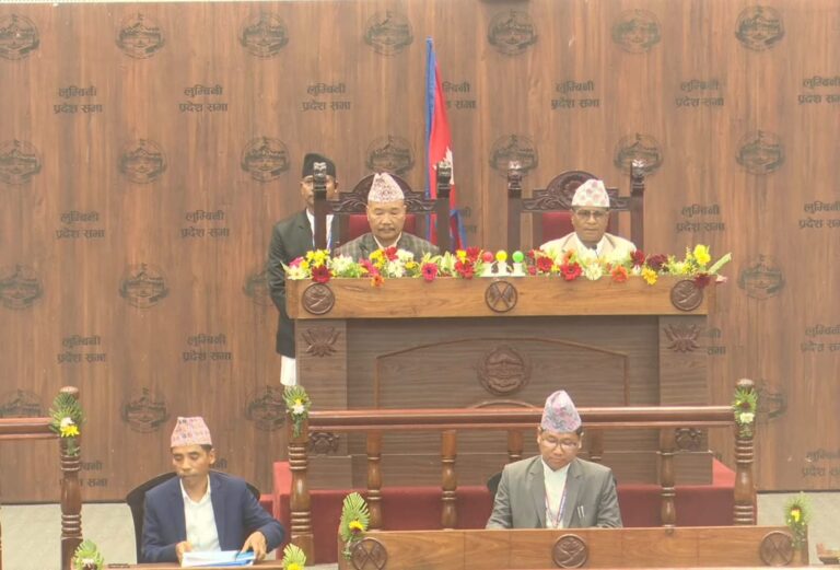 लुम्बिनीको नीति तथा कार्यक्रमः मन्त्रालय संख्या घटाइने, अलपत्र विकास आयोजना सम्पन्न गर्न ‘अधुराः गर पूरा’ को नीति,