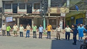 विभेदपूर्ण सडक विस्तार रोक्न वीरगन्जवासीको चेतावनी (तस्बिरहरु)