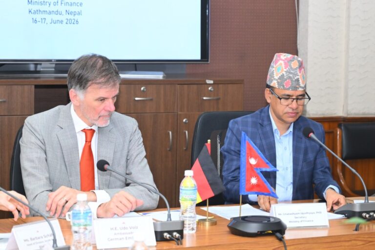 जर्मनीद्वारा नेपाललाई ३ करोड ७६ लाख युरो विकास सहयोग