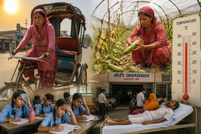 गर्मीको चपेटामा बाँके: आम्दानी घट्यो, बिरामी बढे