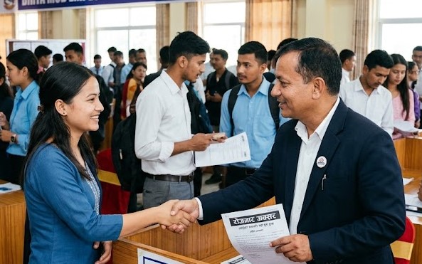 रोजगार मेलामार्फत १६४ जनालाई प्रत्यक्ष रोजगारी, २८ सय बढीले गरे अवलोकन