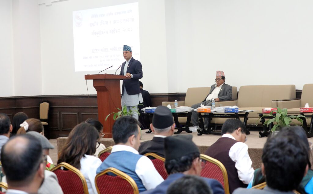 सांसदका काम र व्यवहार जनताले नियालिरहेका छन्, जिम्मेवार बन्नुहोस् : सभामुख अर्याल