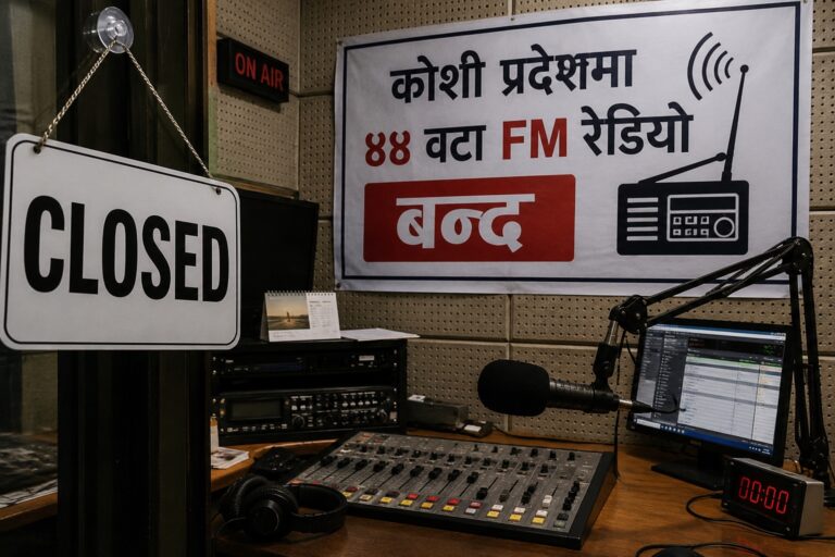 कोशीमा १२९ मध्ये ४४ एफएम रेडियो बन्द, आर्थिक संकट मुख्य कारण