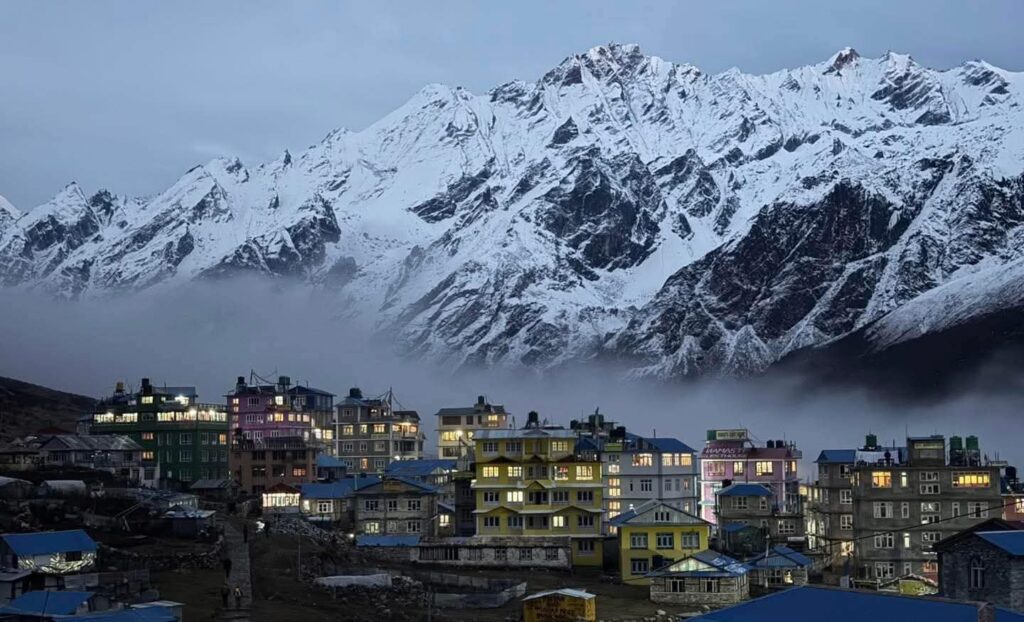 लाङटाङको क्यान्जिन भ्यालीमा केन्द्रीय प्रसारण लाइन पुगेपछि बेकरी र चिज उद्योगी उत्साहित