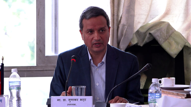 तीन तहबीच समन्वय नहुँदा विकास आयोजना कार्यान्वयनमा समस्या देखियो : उपाध्यक्ष डा.भट्ट