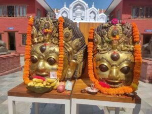 हराएकाे ३० वर्षपछि दोलखा फर्किए आकाश भैरवका दुर्लभ मूर्ति