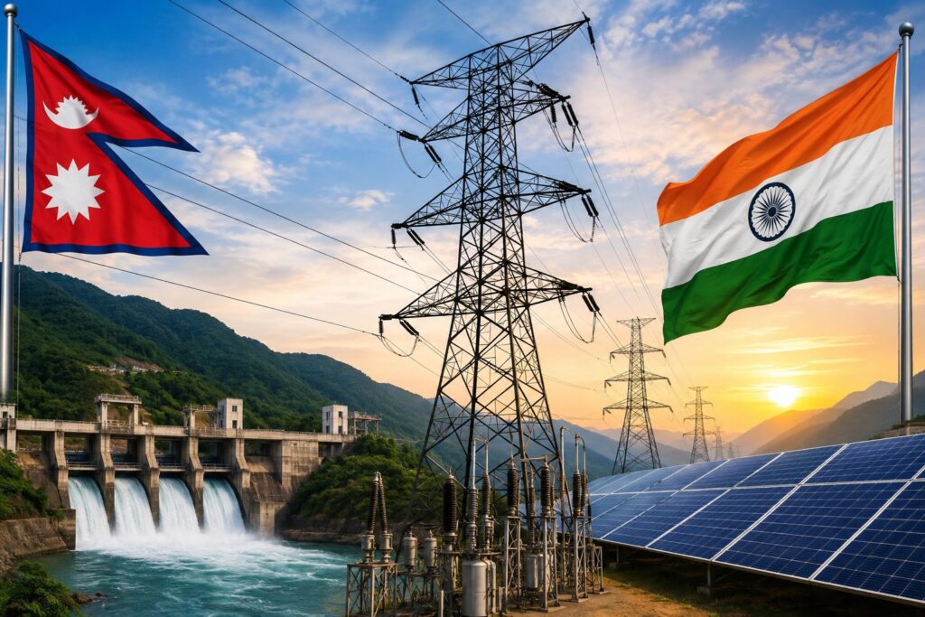 नेपाल–भारतबीच विद्युत् व्यापार विस्तार, निर्यात क्षमता १,६५० मेगावाट पुग्ने