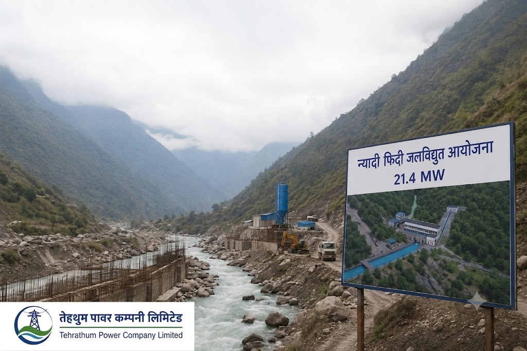 तेह्रथुम पावरले न्यादी फिदी जलविद्युत आयोजनामा १ लाख कित्ता संस्थापक शेयर लगानी गर्ने