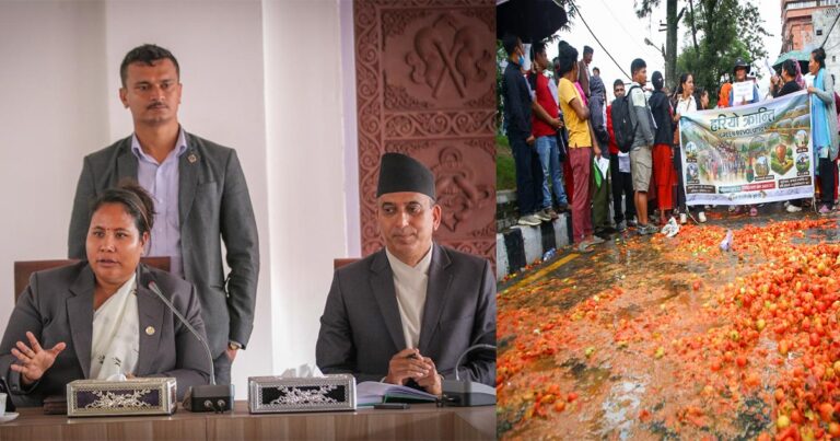 बिहान सडकमा गोलभेँडा फ्याँकेका किसानलाई दिउँसो मन्त्रालयमै बोलाएर मन्त्री चौधरीले भनिन्– ‘पीडा बुझेका छौँ, खेतमै आउँछु’