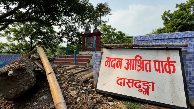 दासढुंगामा मदन भण्डारी पार्क निर्माण अन्तिम चरणमा, स्मृति संरचना पर्यटकका लागि आकर्षण